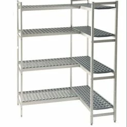 Null Gastro Edelstahl Kühlzellenregal, Regal, Lagerregal 659x370x1680+1810x370x1680mm 11 Positionen