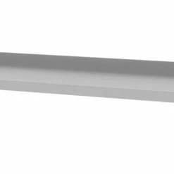 Null Edelstahl Gastro-Wandboard Verstärkt An Konsole (2 Konsolen) | AISI 430 Qualität | BxT 60x40