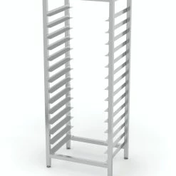 Null Edelstahl Gastro-Standregal Für GN-Behälter | AISI 430 Qualität | HxBxT 180x72x54