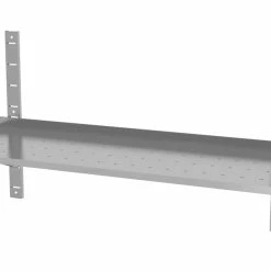 Null Edelstahl Gastro-Wandboard Verstellbar & Perforiert | AISI 430 Qualität | HxBxT 60x90x40