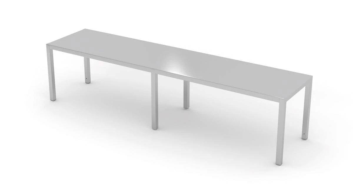 Null Edelstahl Gastro-Aufsatzbord Breit | AISI 430 Qualität | HxBxT 35x170x30