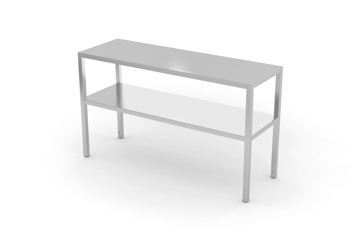 Null Edelstahl Gastro-Aufsatzbord Schmal | AISI 430 Qualität | HxBxT 35x140x40 – Bild 7